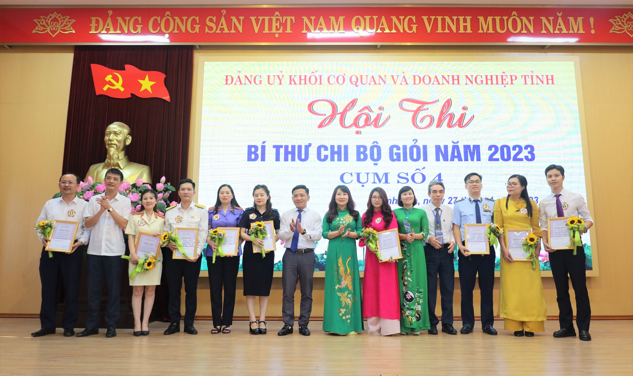 Các thí sinh tham dự Hội thi