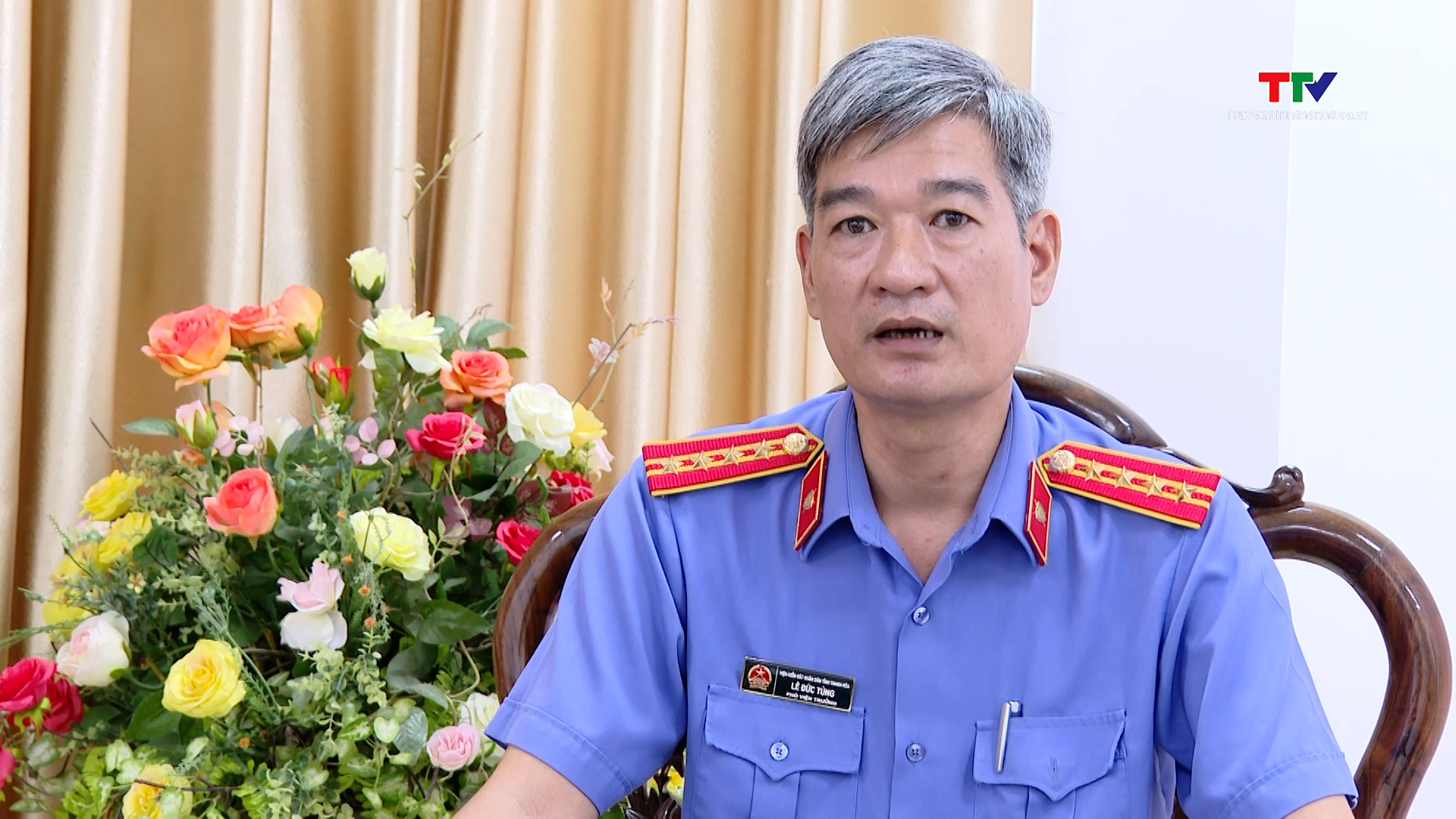Ông Lê Đức Tùng, Phó Viện trưởng Viện Kiểm sát Nhân dân tỉnh Thanh Hoá