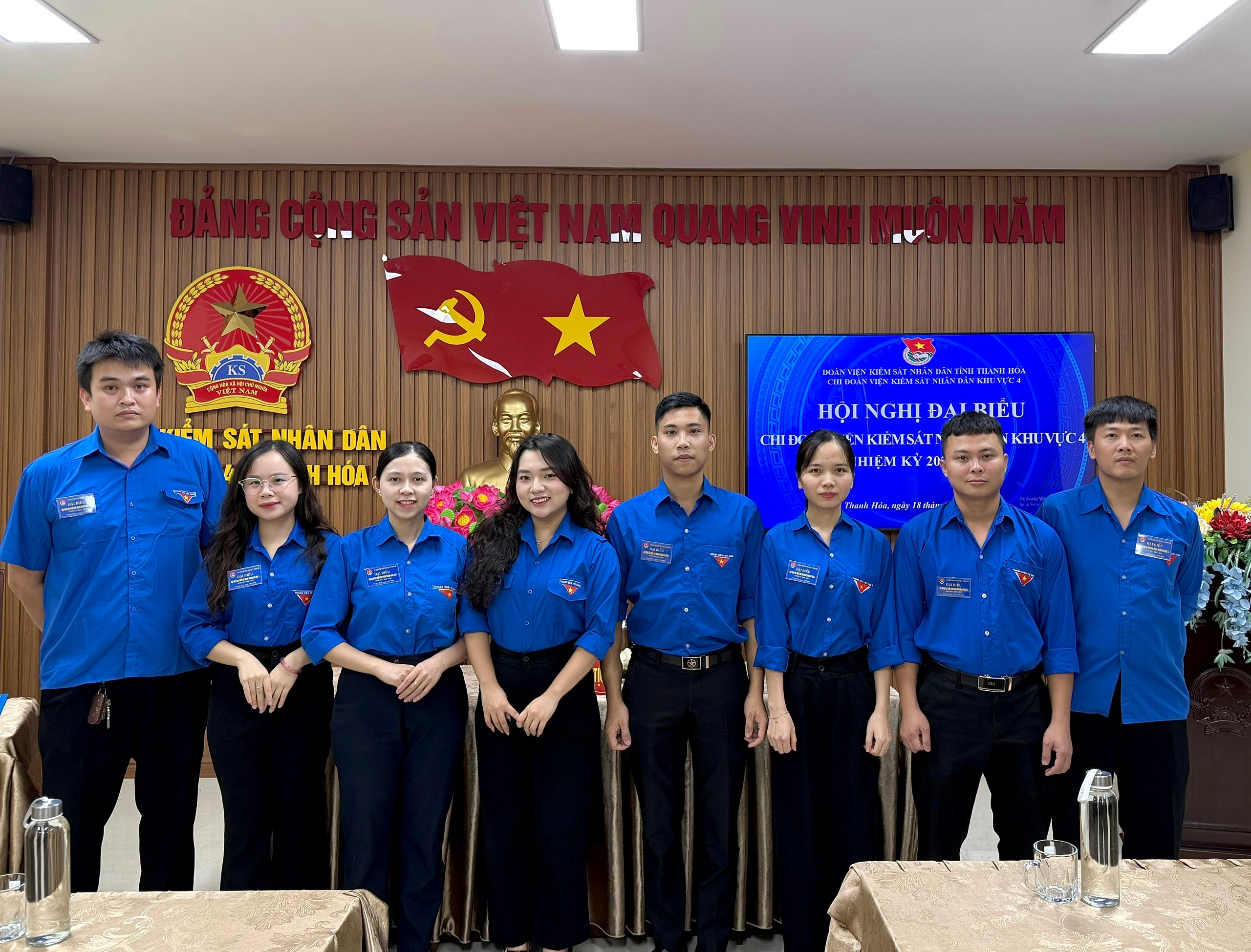 Ảnh: Đoàn viên Chi đoàn Viện kiểm sát nhân dân Khu vực 4 – Thanh Hóa