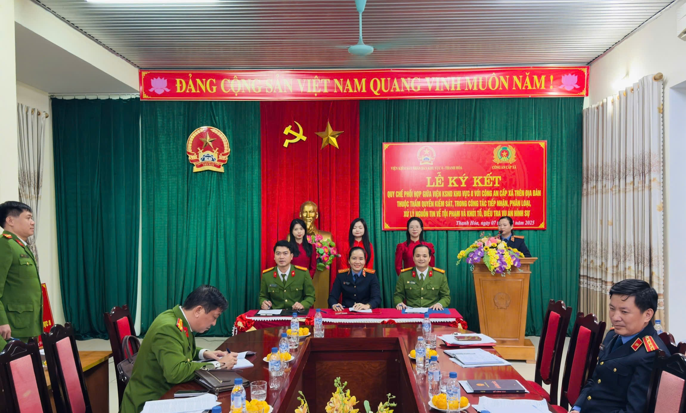 Ảnh: Quang cảnh Hội nghị ký kết Quy chế phối hợp