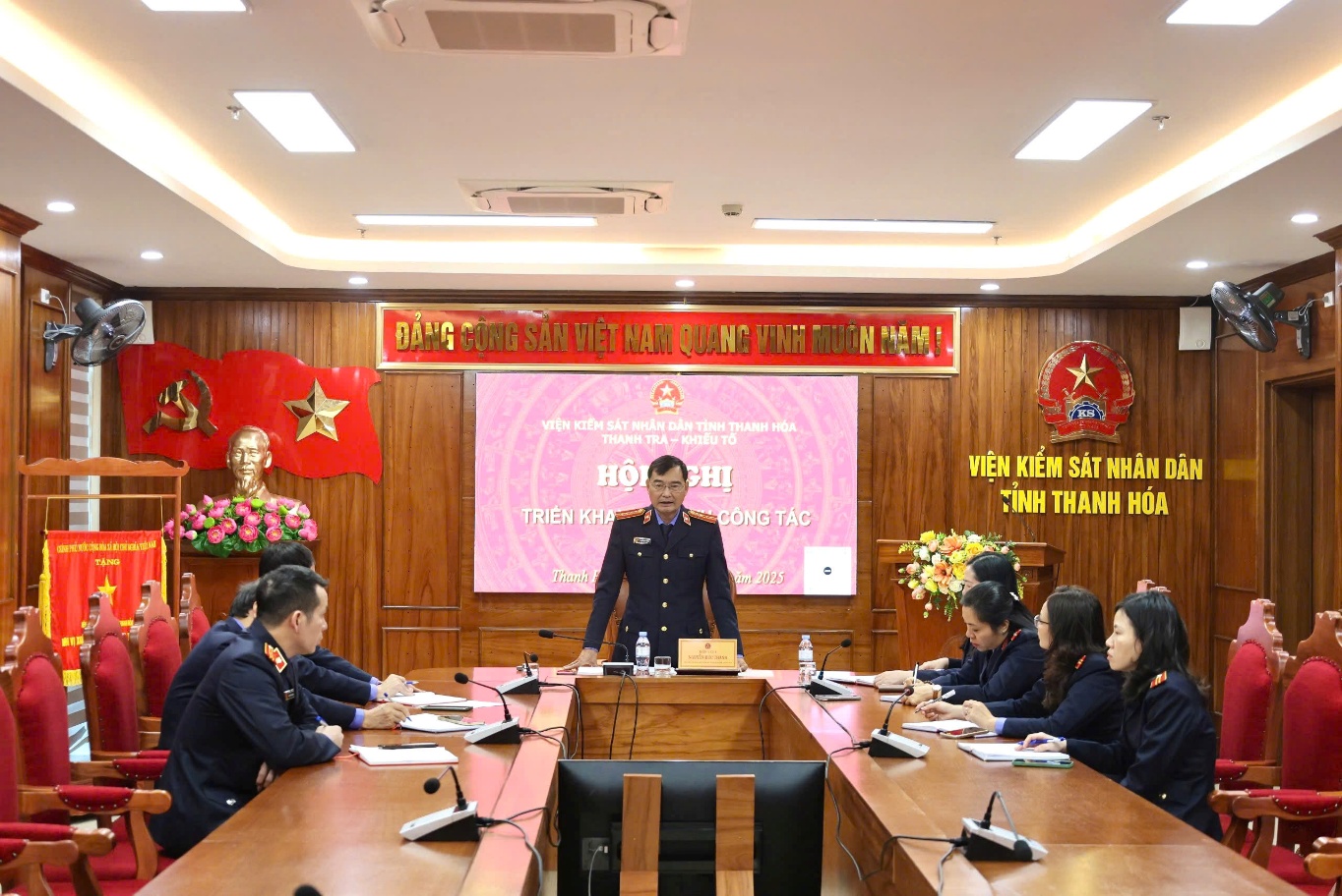 Ảnh: Toàn cảnh Hội nghị triển khai công tác năm 2026 của Phòng Thanh tra – Khiếu tố