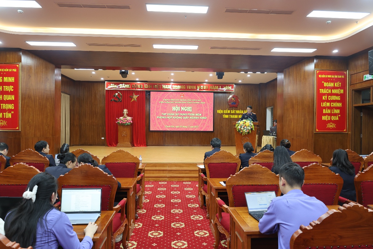 Ảnh: Toàn cảnh một buổi tập huấn