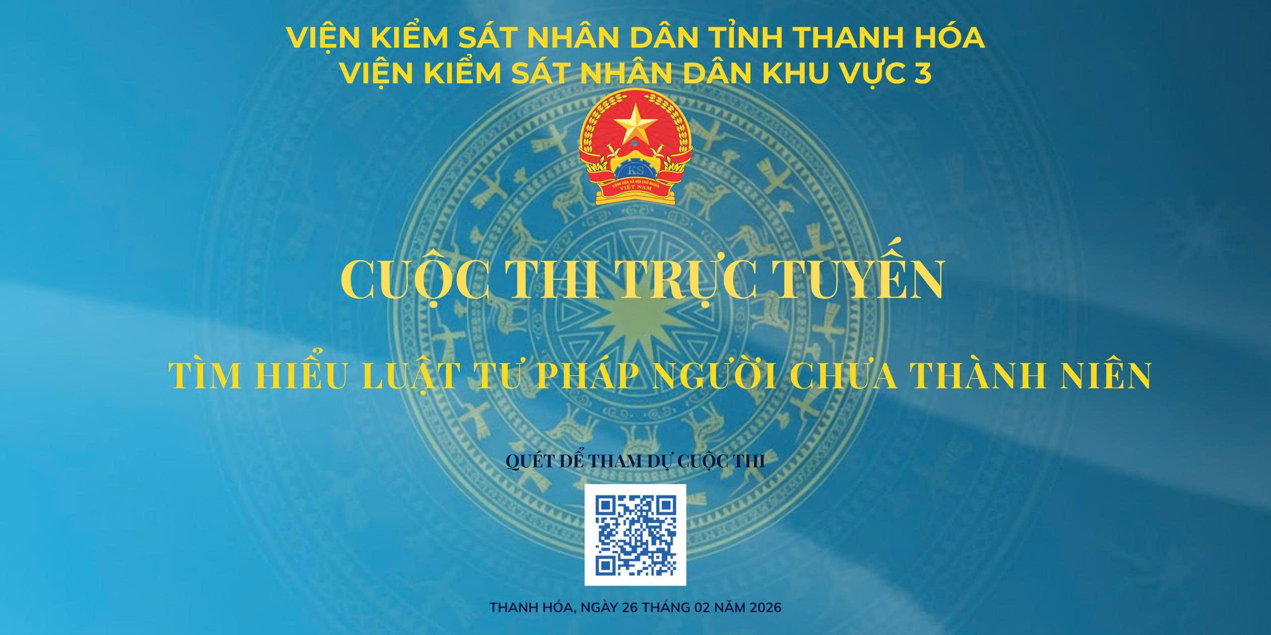 Ảnh: Cuộc thi trực tuyến tìm hiểu Luật Tư pháp người chưa thành niên qua quét mã QR