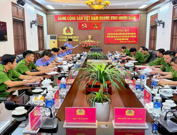 Ảnh: Toàn cảnh Hội nghị triển khai trực tiếp kiểm sát tại Trại giam Thanh Phong