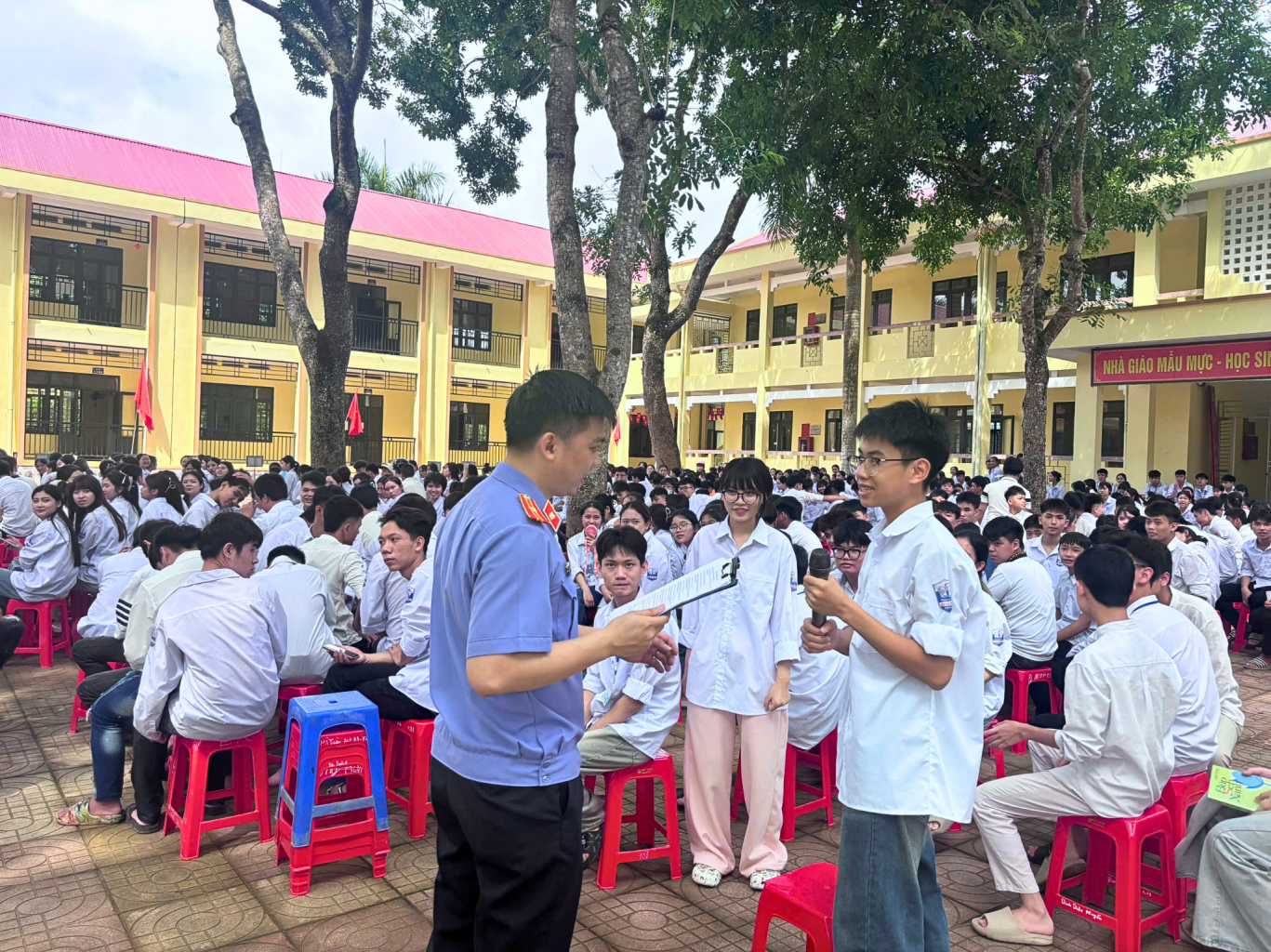 Phần hỏi đáp sau khi kết thúc phiên toà