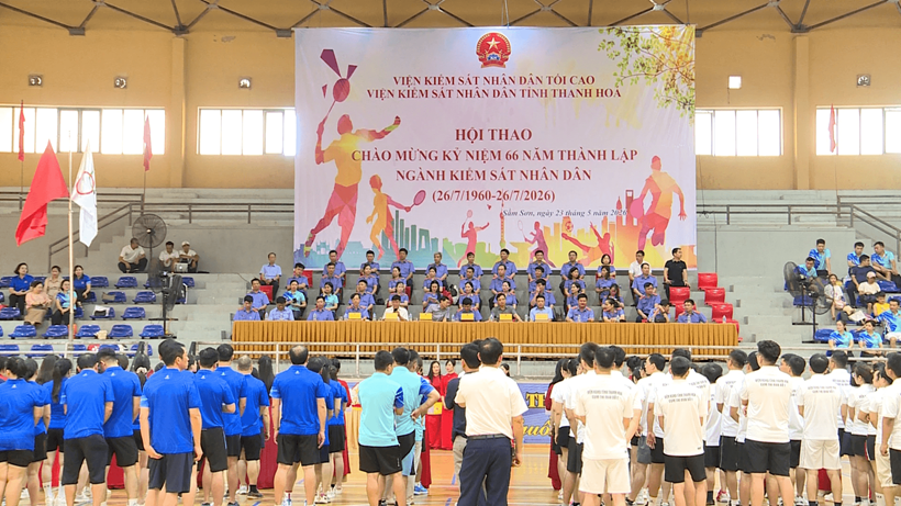 Toàn cảnh khai mạc Hội thao