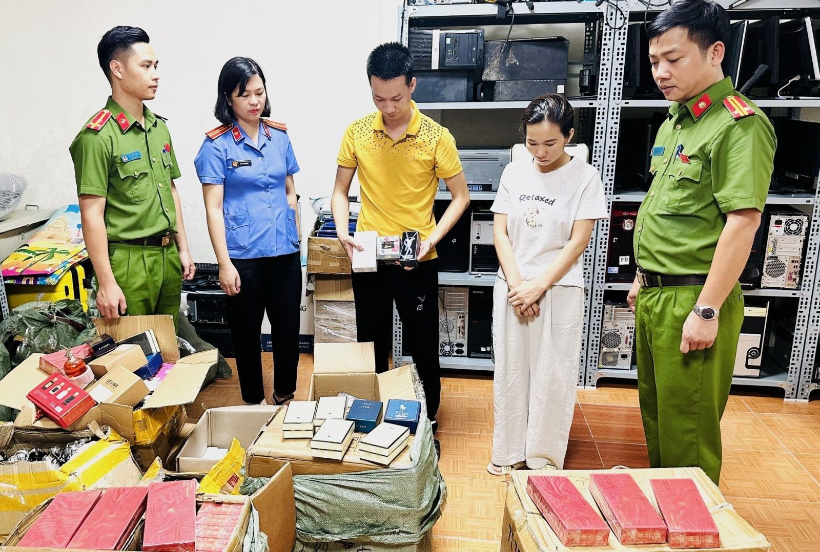 Ảnh: Tang vật thu giữ