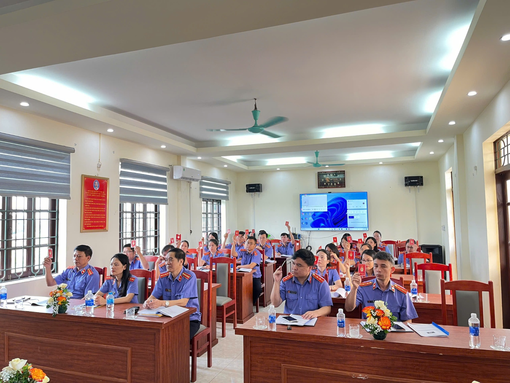 Toàn cảnh Đại hội Chi bộ VKSND khu vực 2 - Thanh Hóa